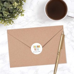 Thank You for Your Order Stickers / 500 Business Appreciation Labels / 1.5″ M…