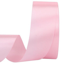 50yd 1.5in Pink Polyester Ribbon Gift Wrap Craft Party Decorations Sewing DIY