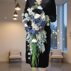 Cascading Flower Floral Arrangement Photo Photo Accessory 1 Piece Lifelike Look