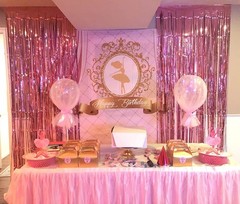 Polyester 7x5ft Ballerina Birthday Backdrop Party Decorations Princess Party …