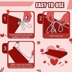 Thick Red Aisle Runner 3×100 Feet | 50g Disposable for Weddings, Parties & Event