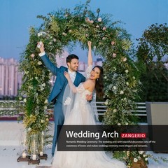 Garden Arch Trellis for Climbing Plants Outdoor Wedding Arches Brown