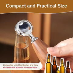 2PCS Bottle Opener Insert for Wood Metal Blank Kits for Projects DIY Bottle Open
