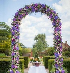 7.9ft Metal Army Green Arch Outdoor Wedding Decoration Party Prom Garden Floral