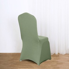 6 Eucalyptus Green SPANDEX CHAIR COVERS for Wedding Banquet Party Reception