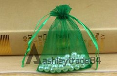 100Pcs Organza Wedding Party Favor Gift Candy Sheer Bags Jewelry Pouch