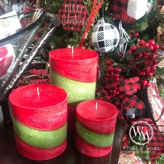 Wicks N More Holiday Magic Scented Candle 3X3