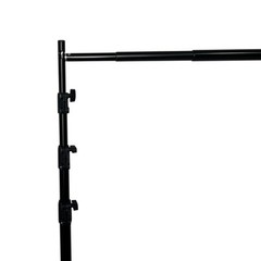 10 feet x 12 feet BLACK Heavy Duty Metal DIY Adjustable Backdrop Stand Party