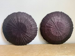 Set Of 8 Purple Reef Charger Plates 9” Round – Wedding & Event