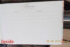 NIB David Tutera WEDDING or PARTY GUEST BOOK Garden Romance Watercolor Florals