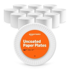 Retailer Basics 9 Uncoated White Paper Plates 1200 Count Pack Of 12