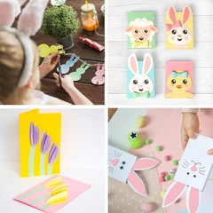 PrintWorks Easter Cardstock 8.5″ x 11″ – 200 Sheets – 5 Assorted Pastel Cards…