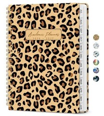 Planner 2026–2027, Weekly & Monthly Academic Organizer (6.3″x8.5″)a5 A-Leopard