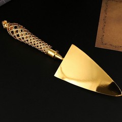 Vintage Engraved Cake Knife And Server Set For Wedding