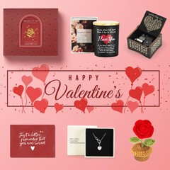 Valentines Day Gifts for Her, Romantic Girlfriend, Medium, Red