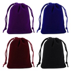 2.7″x3.5″ 100Pc Velvet Drawstring Pouches Bag Jewelry Gift Bags Wedding Favors