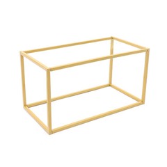 Set of 2 Gold Wedding Flower Stand DIY Tabletop Floral Display Rack Party Decor