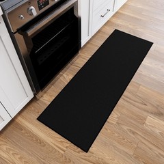 «Black Modern Hall Runner Rug Long Rugs Hallway Area Carpet Non Slip 20″»x59″»»