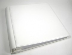 Genuine Leather Wedding Photo Album WHITE Postbound 8X10 & 5X7 High Quality!