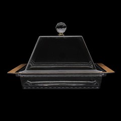 Acrylic Cake Stand with Lid for Wedding, Desserts, and Cookie Display