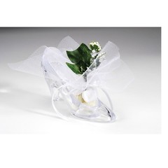 24 Darice Victoria Lynn Clear Cinderella Slipper Acrylic 3.5″ Wedding Decoration