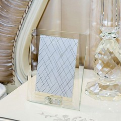 4″ x 6″ Crystal Picture Frame with Gift Boxed Decorative Photo Frame for Home…