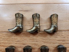 11 Piece Cowboy Boot Place Card Holder for Wedding Party Table Decor – See Pics