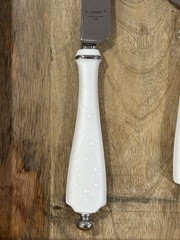 Lenox Opal Innocence Wedding Cake Knife & Server Set Retired HTF MINT