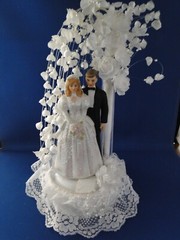 New Wilton Designer Series Glorious Wedding Cake Top Black Coat # 118-420