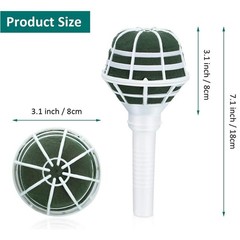 6 PCS Floral Bouquet Holders – Foam Handle for Fresh & Artificial Flowers, Weddi