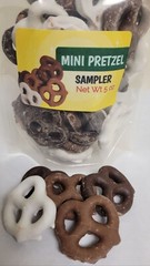 Chocolate/ White Chocolate Coated Pretzel Rods Assorted 16 CT Assorted Toppings