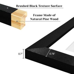 5×7 Double Picture Frame Collage 2 Openings, 8.5″x11″ Multi Photo Collage Fra…