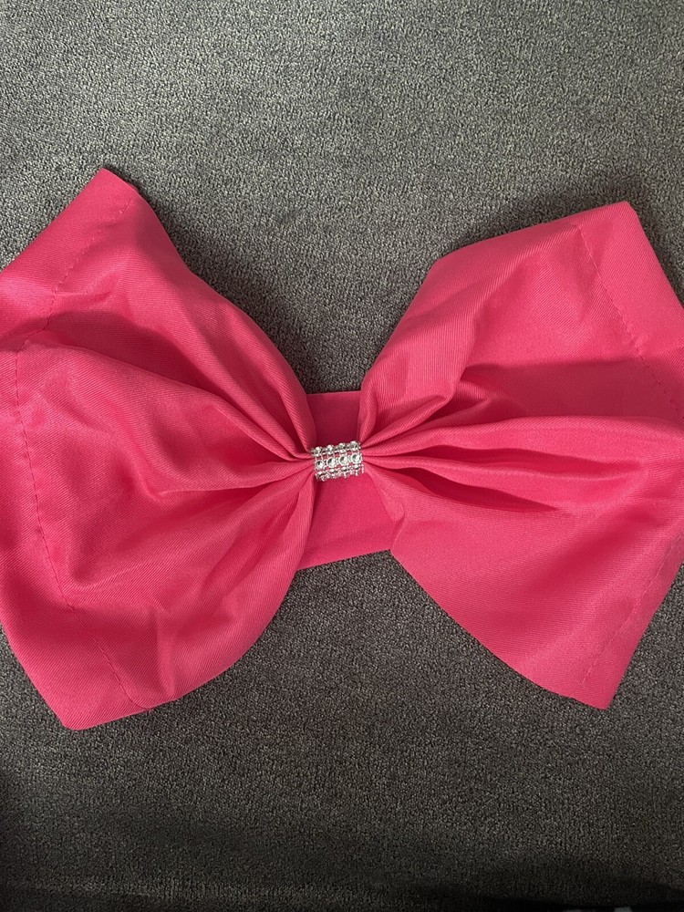 10 Pcs Fuchsia Spandex Chair Sashes Bows for Wedding Reception- Universal Cha…