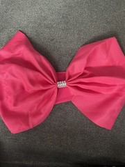 10 Pcs Fuchsia Spandex Chair Sashes Bows for Wedding Reception- Universal Cha…