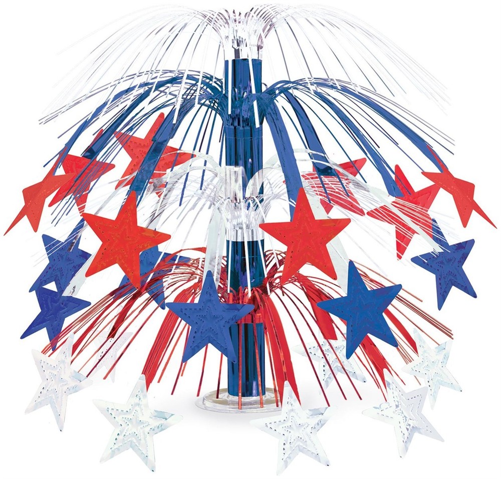 Star Cascade Centerpiece of Size 18″ for 4th July – Beistle