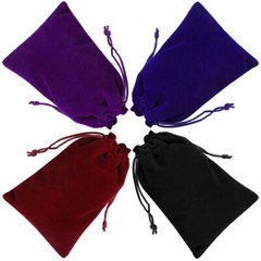 2.7″x3.5″ 100Pc Velvet Drawstring Pouches Bag Jewelry Gift Bags Wedding Favors