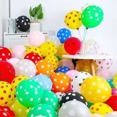 12″ Polka Dot Balloons Helium Spotty Balons Quality Birthday Party Balons Decor
