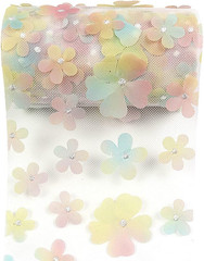 Rainbow Tulle Rolls 4.7 Inch X 10 Yards (30 Feet) Color Tulle Rolls Spool Fabric
