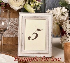 Wedding TABLE NUMBER CARDS 1-25 DOUBLE SIDED by David Tutera CASUAL ELEGANCE