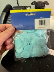 Party By Forum Pastel Blue Round Paper Confetti 0.8oz Party Decoration New!!!