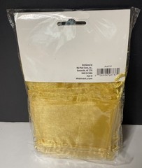 Holiday, Wedding, Baby Shower Gold Organza Favor Bags, 4×4″, 30 Bags