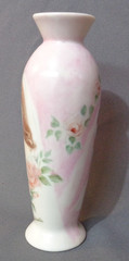 Vintage Bride Wedding Vase Hand Painted Artist Signed Porcelain Fine China 6.5″