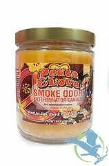 Smoke Odor Exterminator 13 oz Jar Candles Peace & Love (2-Candles)