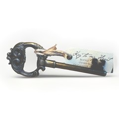 Kate Aspen Skeleton Key To My Heart Bottle Opener Brass Gold-Vintage Look