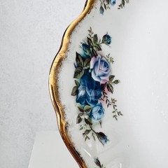 Original Royal Albert Moonlight Rose Plate, English Bone China Porcelain, LTD 19