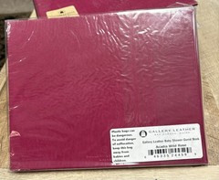 Gallery Leather Guest Book Acadia Wild Rose Bonded Leather 7”x9” Lined New