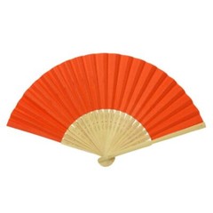 PAPER HAND FAN 8.25″ Color Choice GOOD QUALITY Bamboo Folding Pocket Purse NEW
