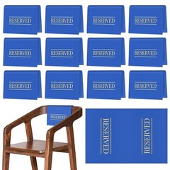 12 Pcs Reserved Chair Signs for Weddings Parties Celebrations Church Events