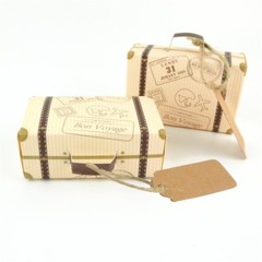 Suitcase Kraft Paper Brown Candy Box Gift Wedding Party Favour Supplies Decor
