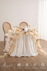 Ling’s Moment 9FT Flower Garland for Backdrop Decorations – Wedding Arch Flowers